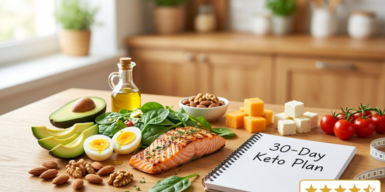 Keto meal plan review by Claudia Caldwell showing delicious keto food and results