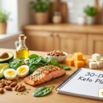 Keto meal plan review by Claudia Caldwell showing delicious keto food and results