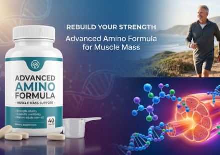 Advanced Bionutritionals Advanced Amino Formula supplement tablets in bottle with essential amino acids for muscle mass preservation and recovery