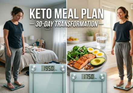 Keto meal plan before and after 30 day weight loss transformation