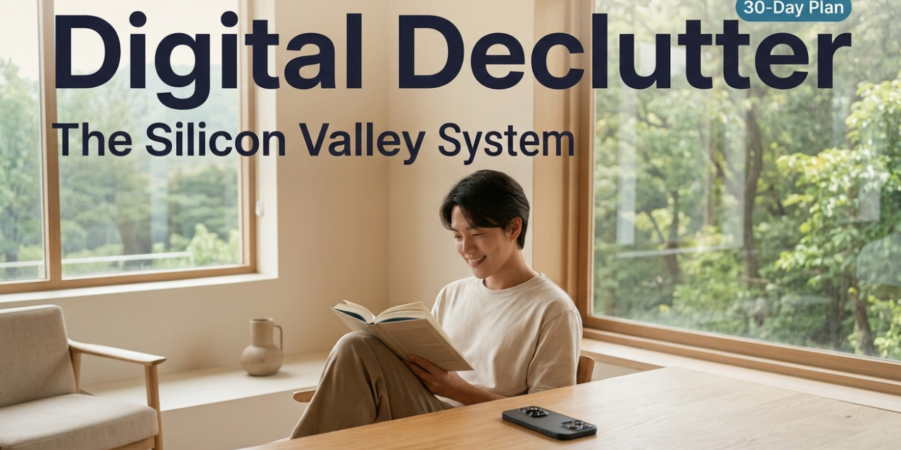 digital declutter - break phone addiction in 30 days guide.