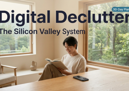 digital declutter - break phone addiction in 30 days guide.