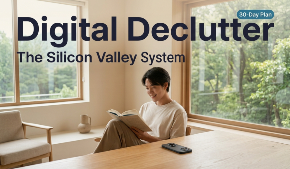 digital declutter - break phone addiction in 30 days guide.